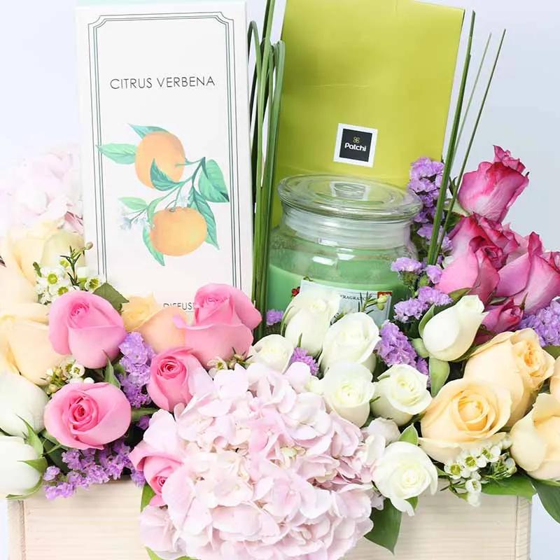 Abundance Flower Hamper 