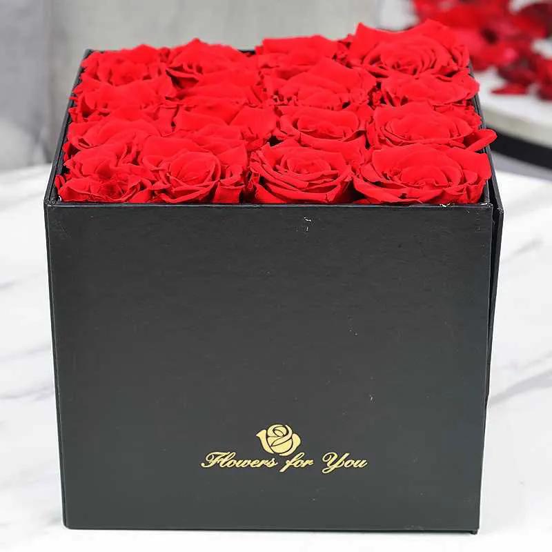 Affection 16 Forever Red Roses and Chocolate Box