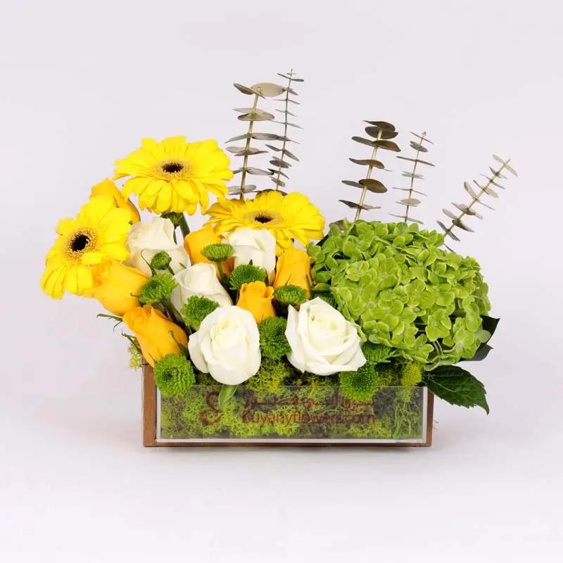 Amber Flower Arrangement