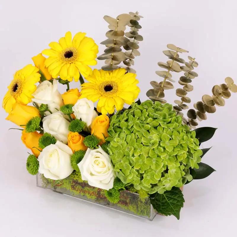 Amber Flower Arrangement