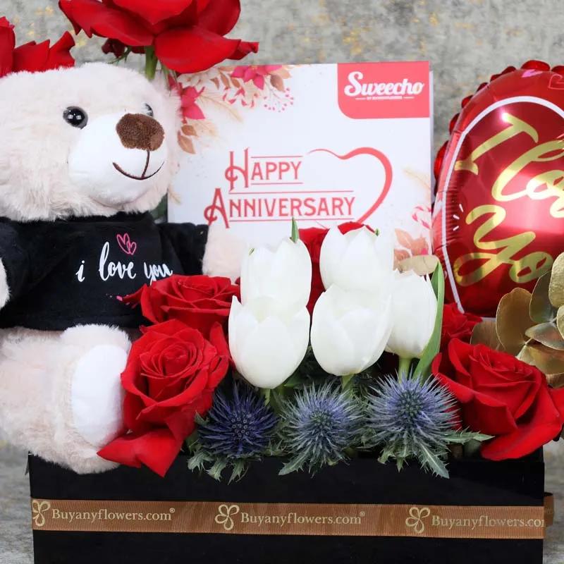 Anniversary Flower Hamper