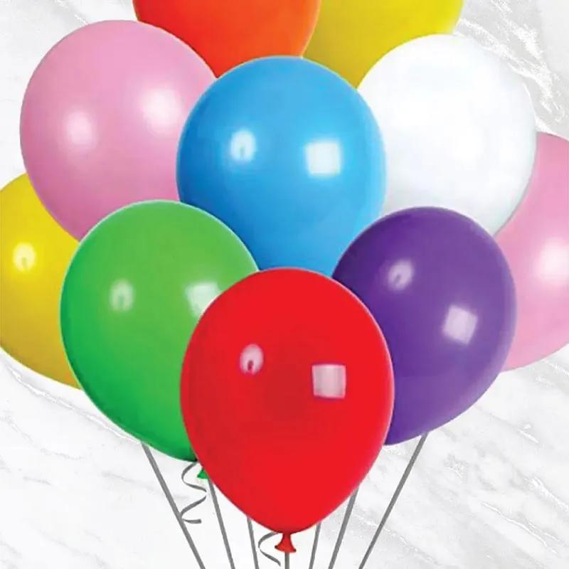 Assorted Helium Balloons 10 Pcs