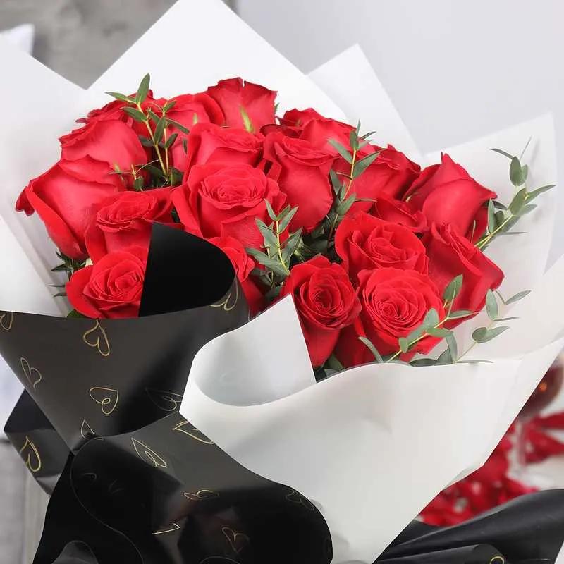 Beautiful Red 21 Roses Bouquet