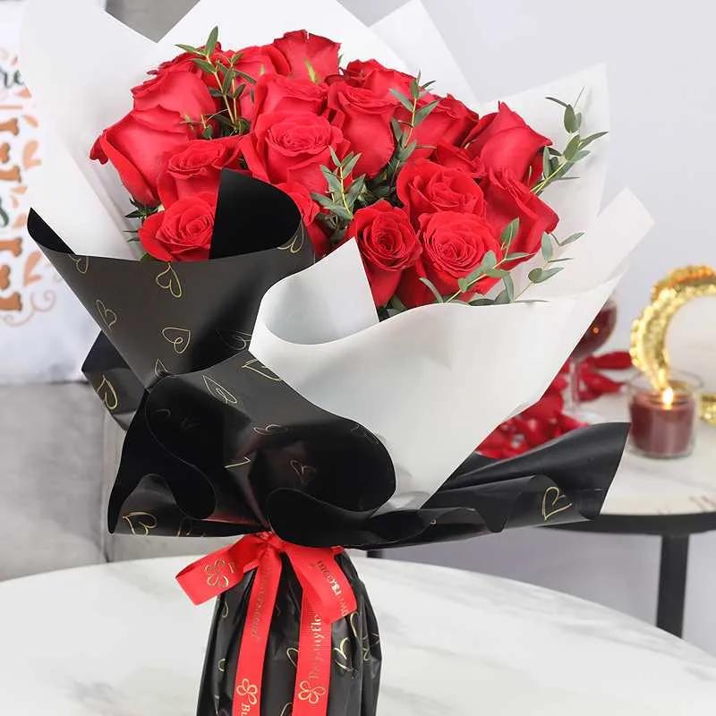 Beautiful Red 21 Roses Bouquet