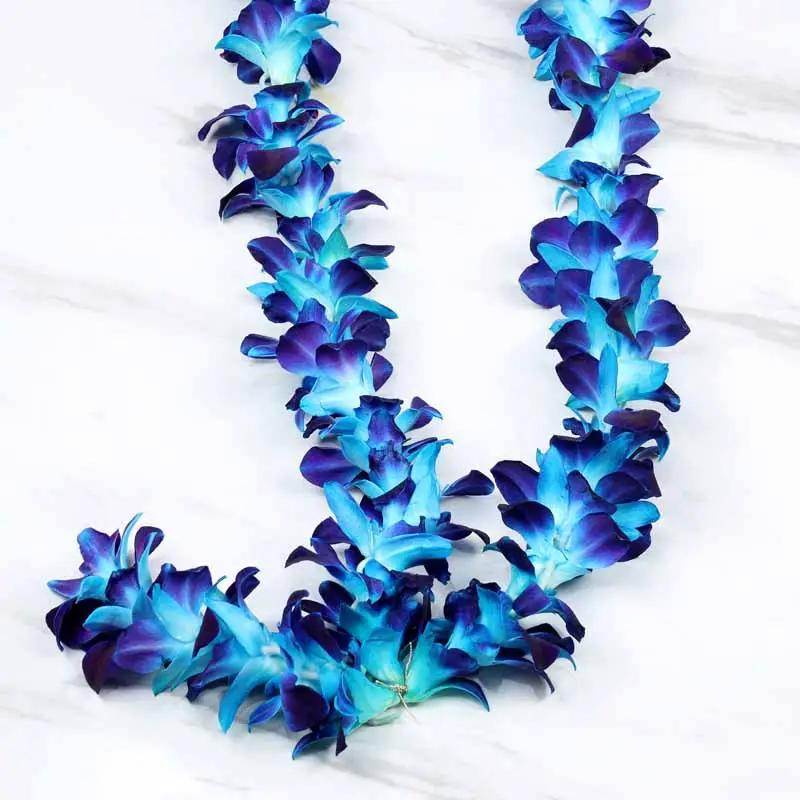 Blue Orchid Garland