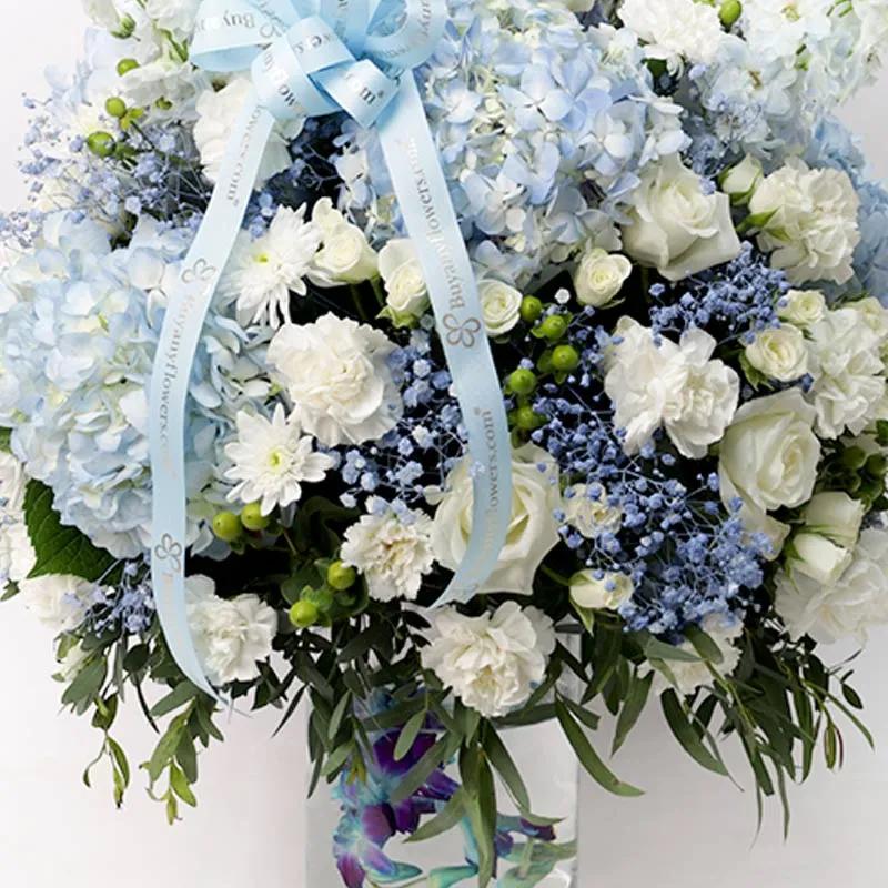 Blue Lagoon Floral Arrangement