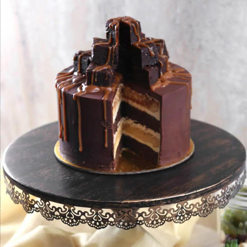 Brownie Caramel Cake 4 Portion