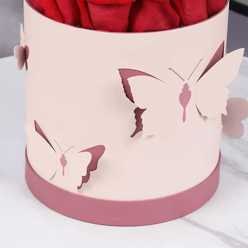 Butterfly 21 Red Roses Box