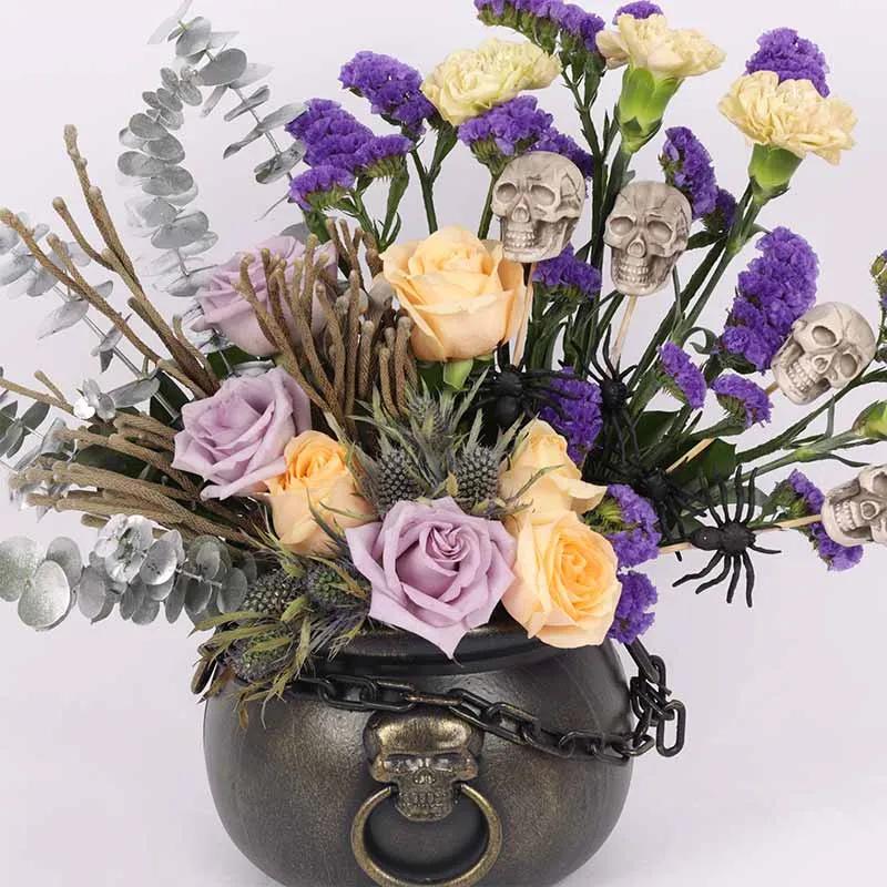 Cauldron Flower Arrangement