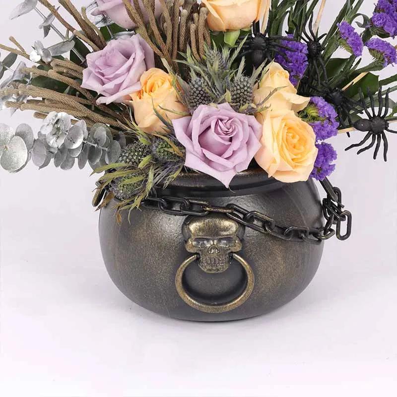 Cauldron Flower Arrangement