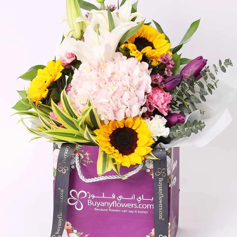 Charming Mix Flowers Bag
