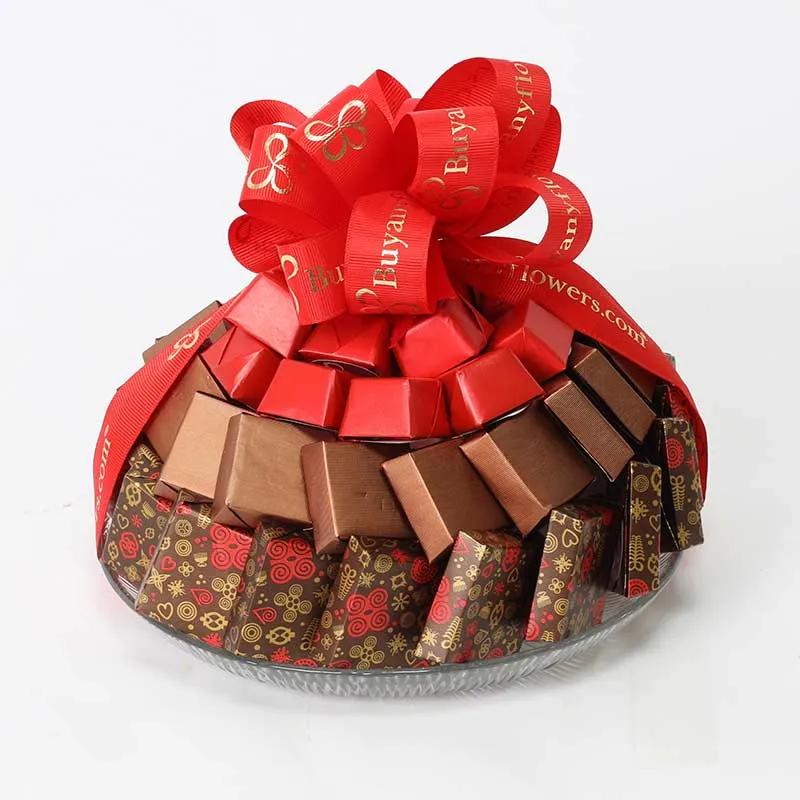 Chocolate Platter Red