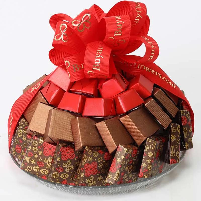 Chocolate Platter Red