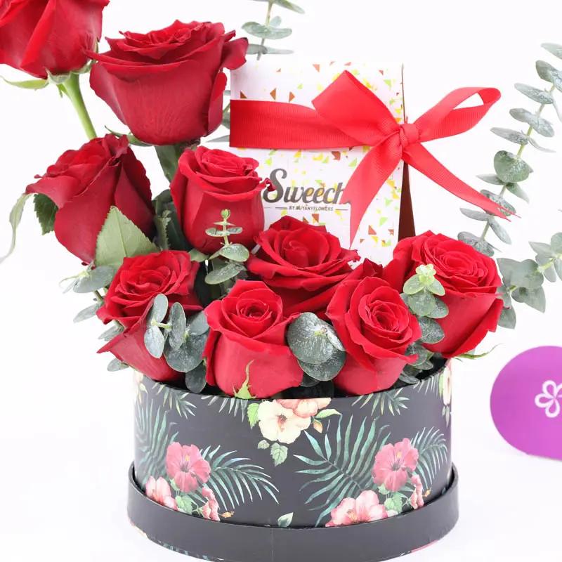 Choco Love 9 Red Roses Box