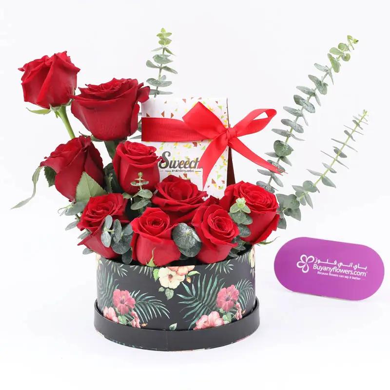 Choco Love 9 Red Roses Box