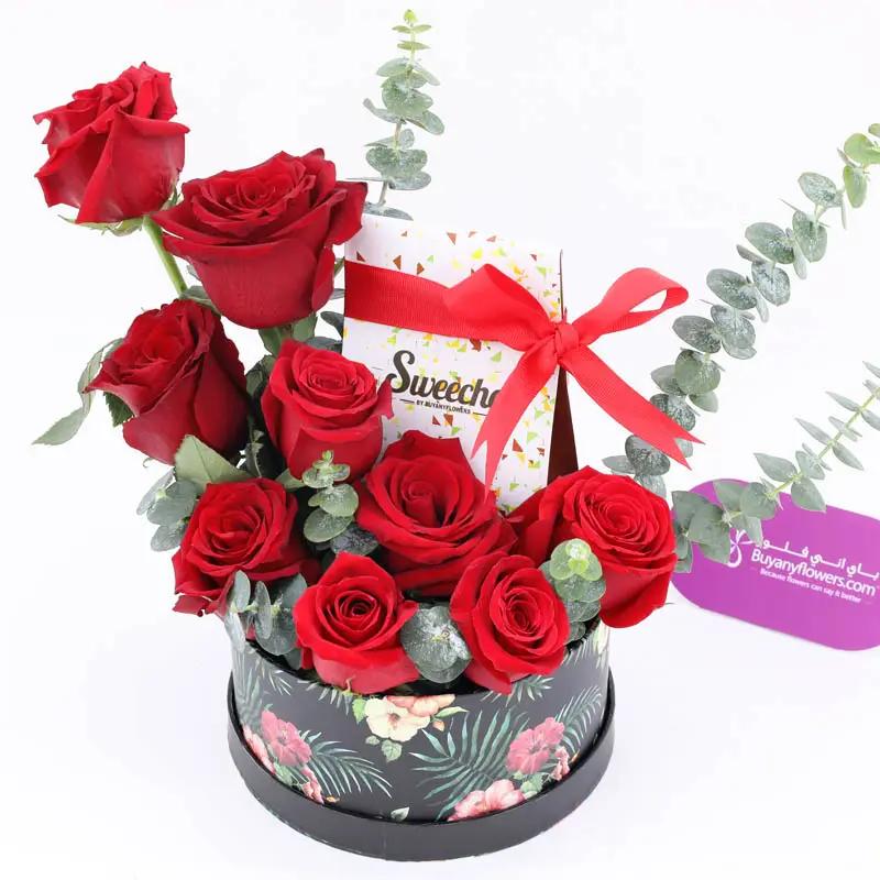 Choco Love 9 Red Roses Box