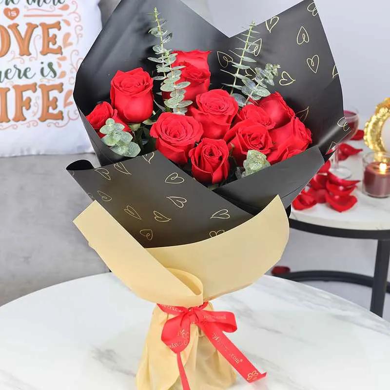 Cute Love 11 Red Roses Bouquet