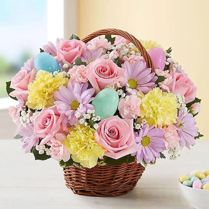 Easter Floral Basket