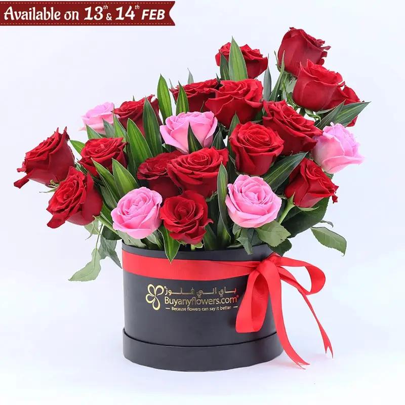 For Love 21 Roses Box