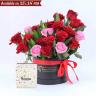 For Love 21 Roses Box and Chocolates