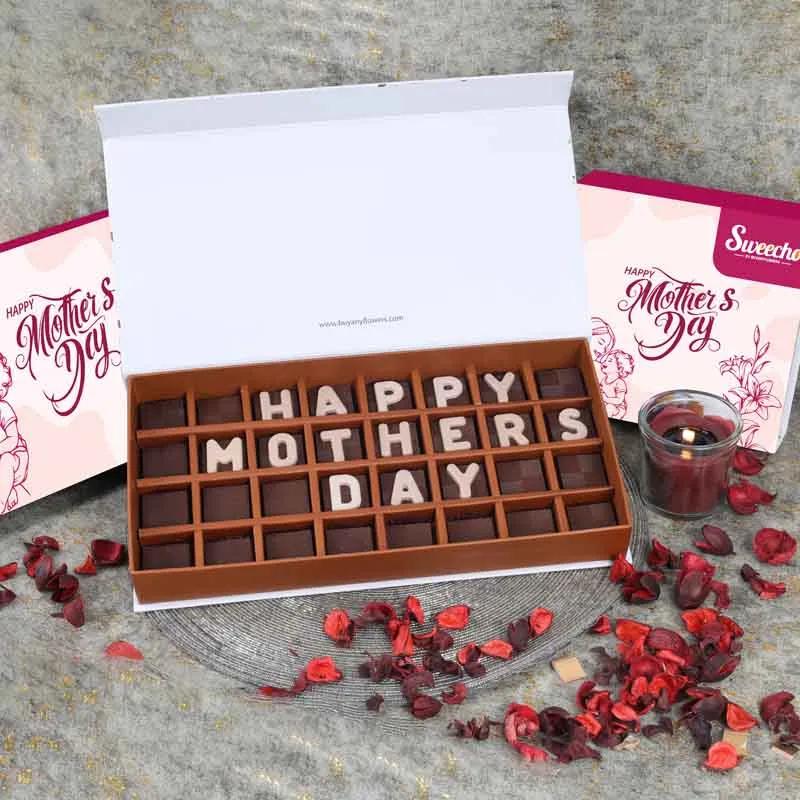 Happy Mothers Day Chocolates By Sweecho