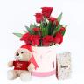 Innocence 9 Red Roses Box Trio