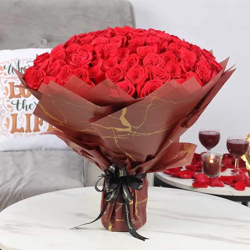 Love Memories 101 Red Roses Bouquet