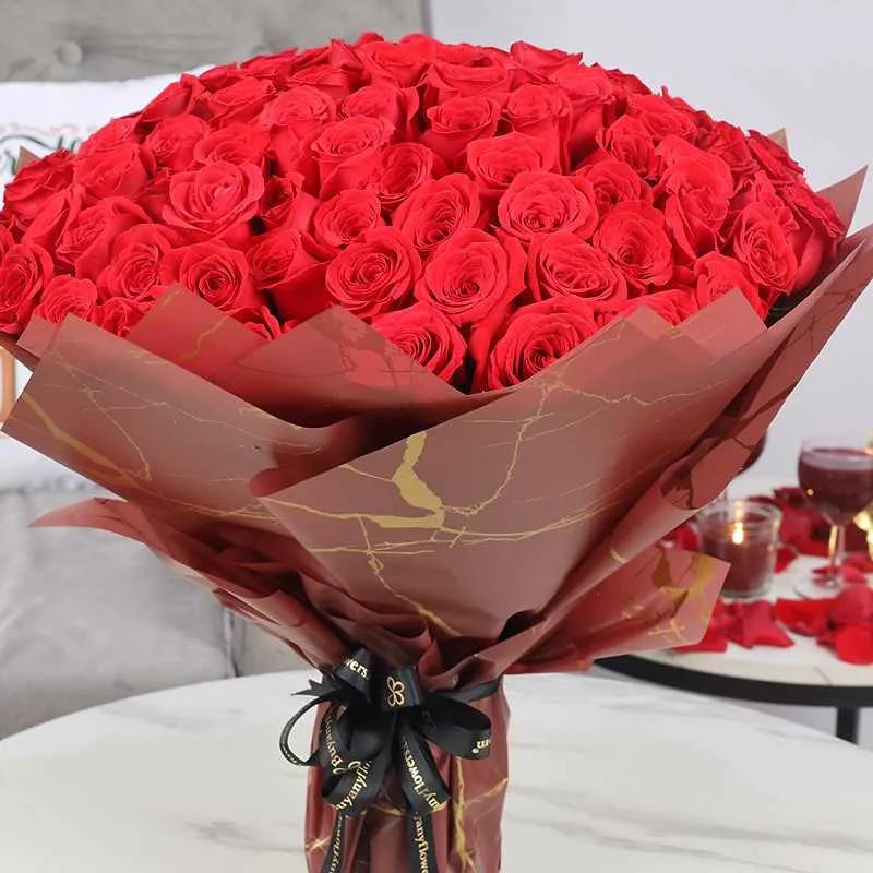 Love Memories 101 Red Roses Bouquet