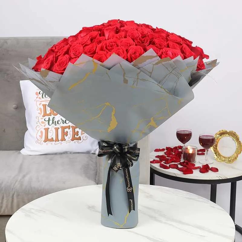 Love Story 151 Red Roses Bouquet