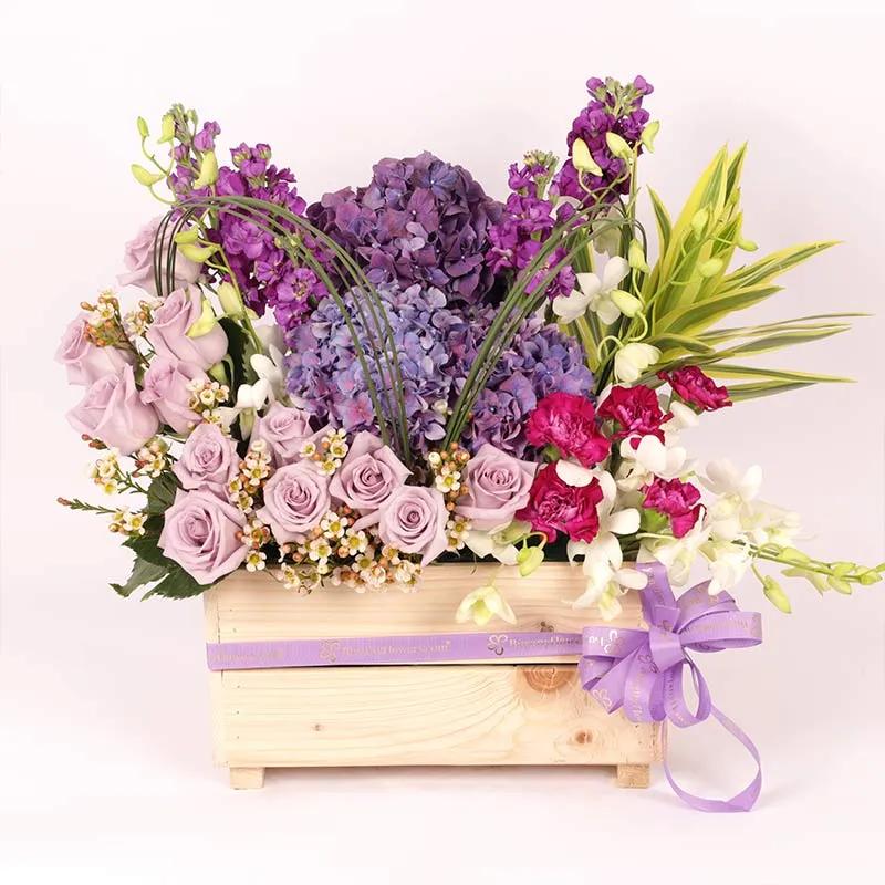 Mauve Flower Arrangement