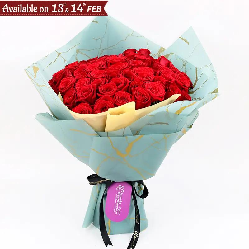 My Love 75 Red Roses Bouquet