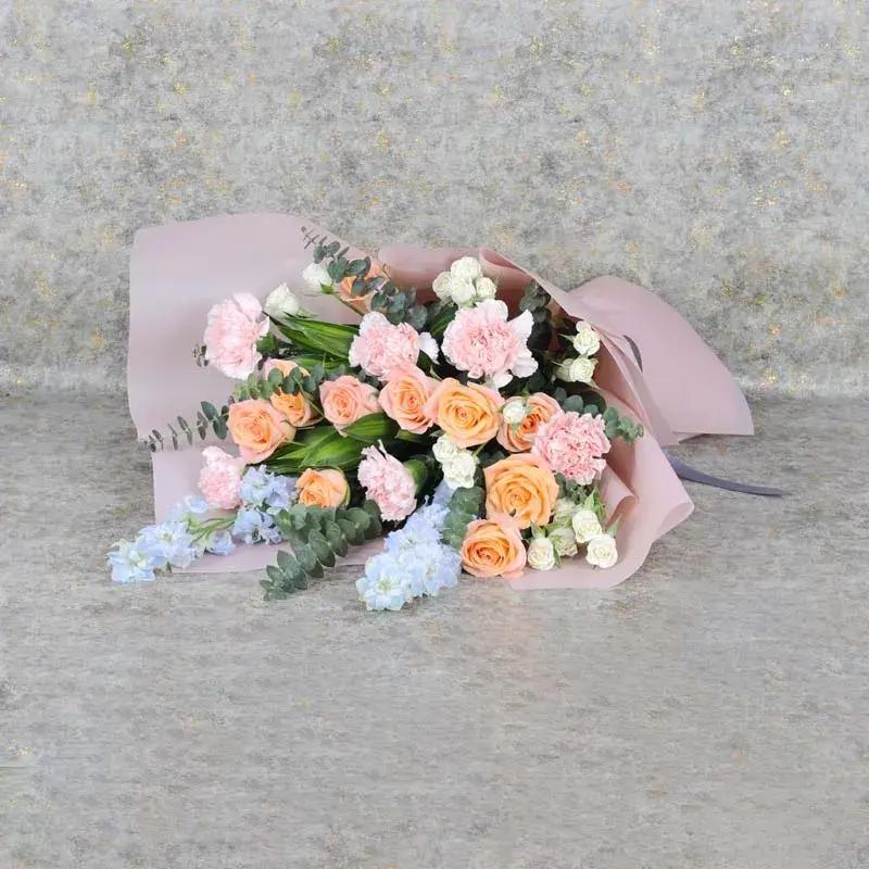 Peach 23 Flower Bouquet