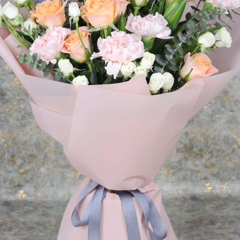 Peach 23 Flower Bouquet