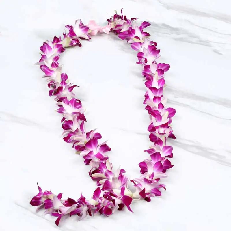 Purple Orchid Garland