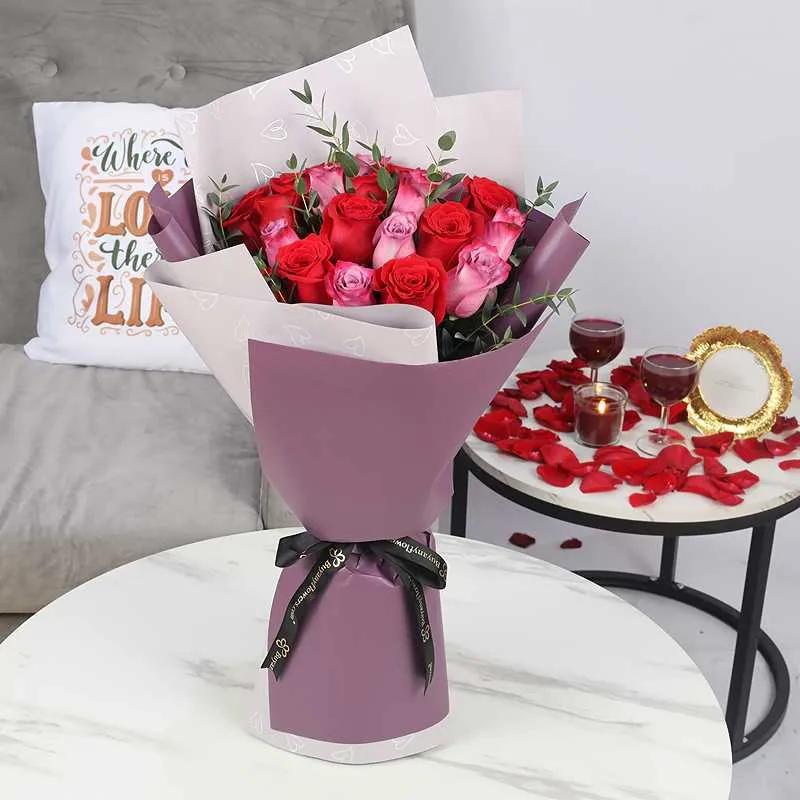 Queen of Heart 21 Roses Bouquet