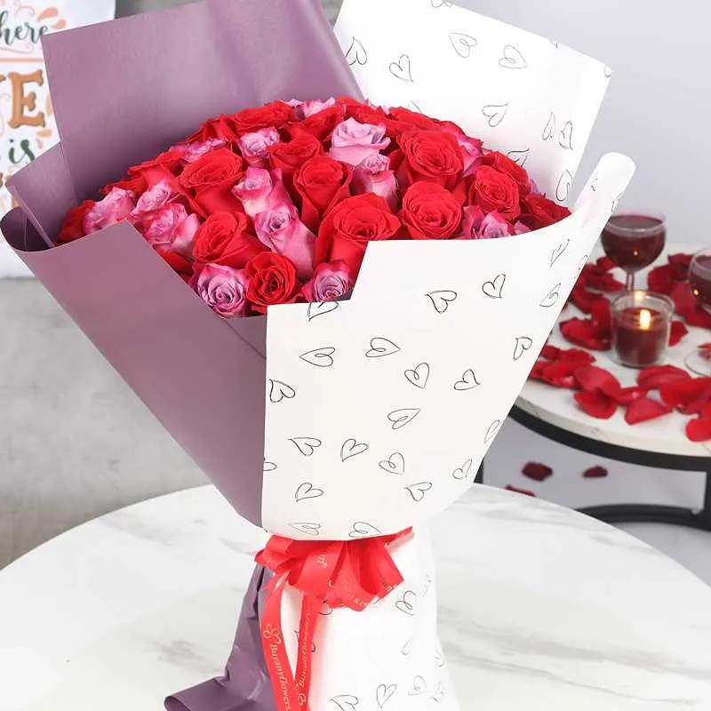 Queen of Heart 51 Roses Bouquet