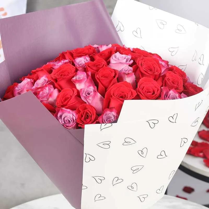 Queen of Heart 51 Roses Bouquet