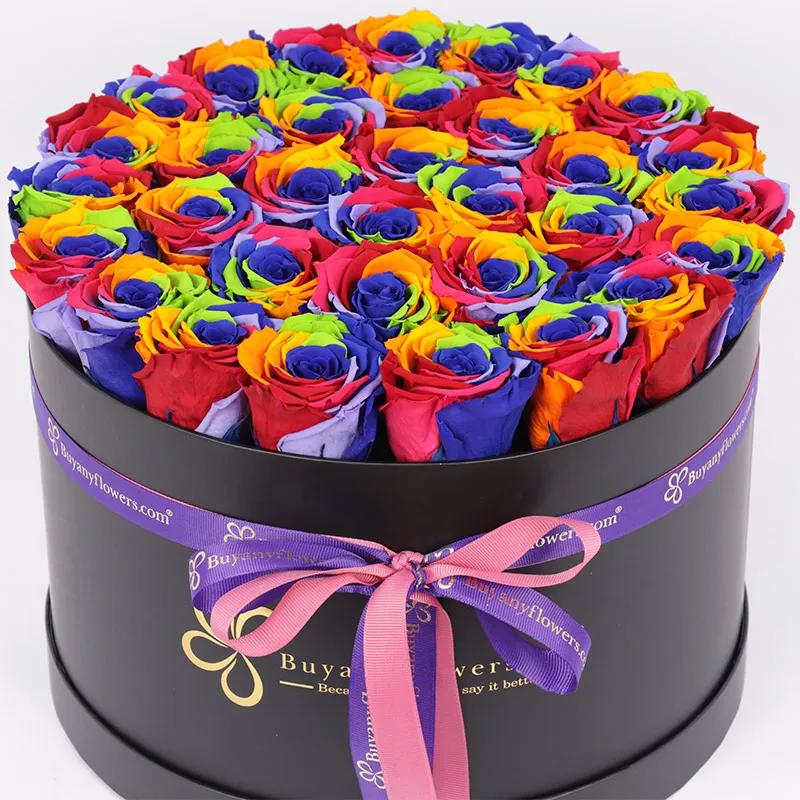 Rainbow Forever Roses