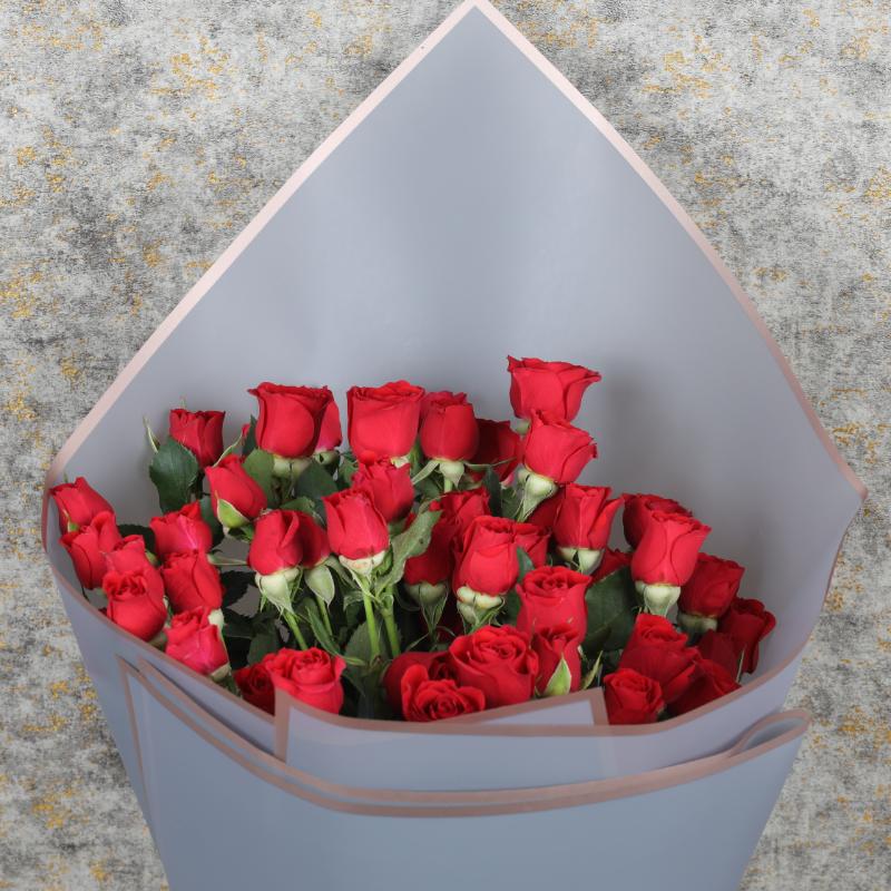 Ruby 11 Red Baby Roses Bouquet