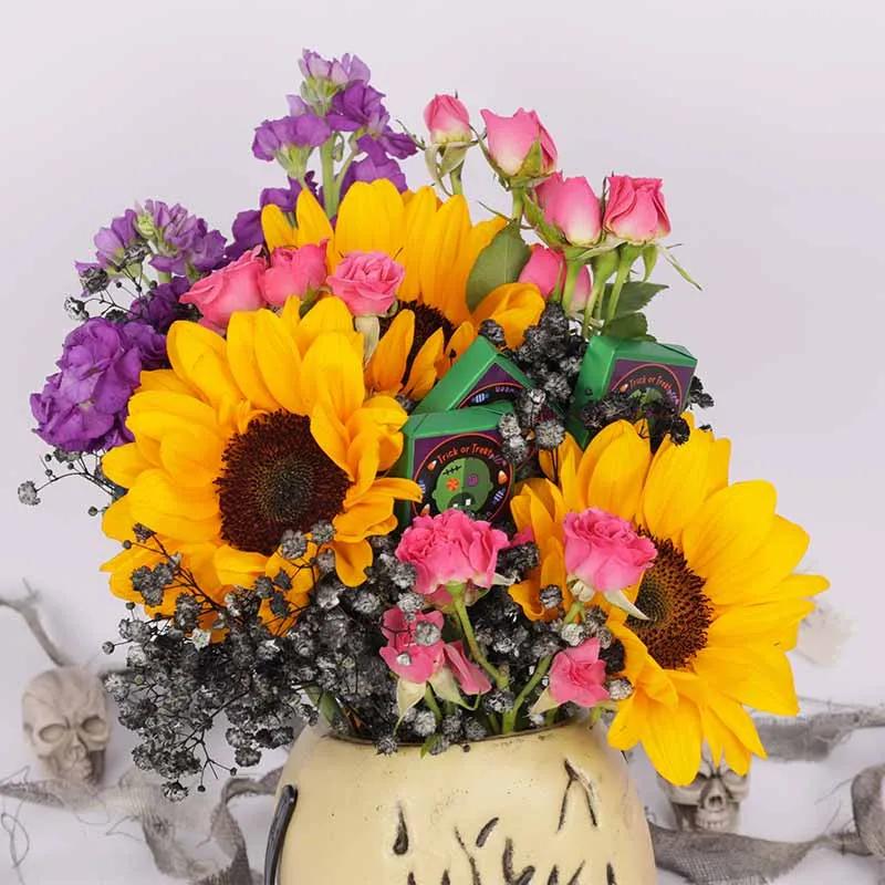 Skullful Flower Arrangement