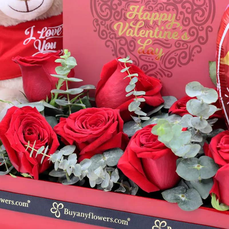 Valentine Flower Hamper