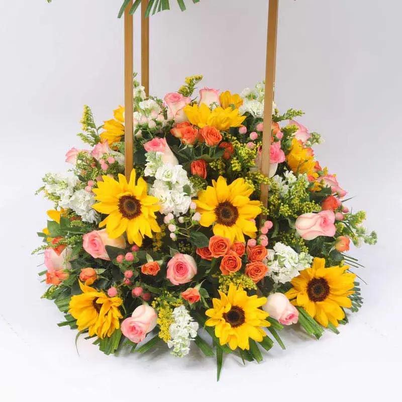 Vibrant and Cheerful Flower Stand