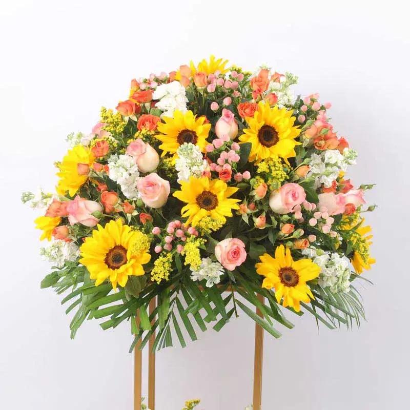 Vibrant and Cheerful Flower Stand