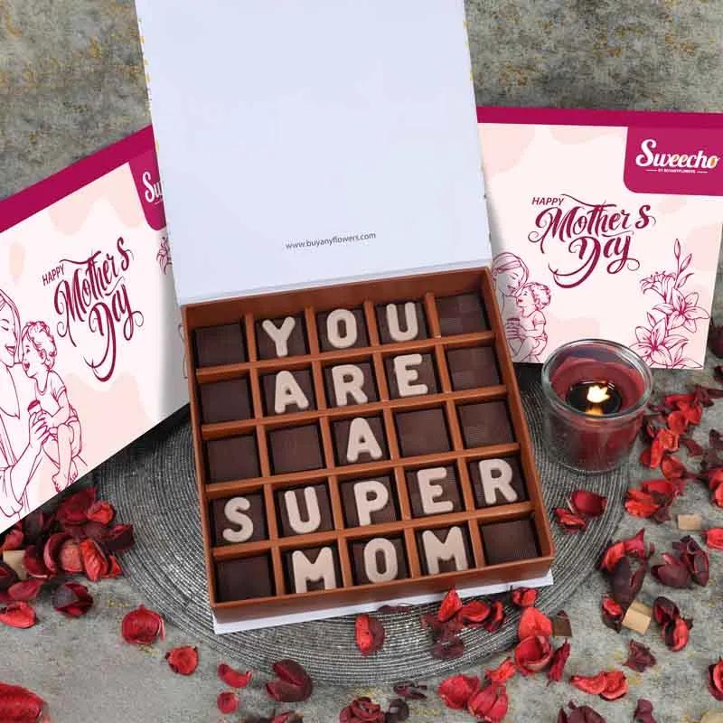 You Are A Super Mom Chocolates By Sweecho